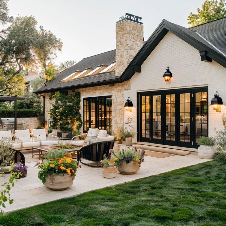 Natural tone home exterior